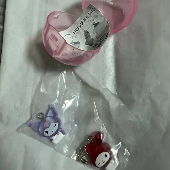[BUNJANG] Sanrio Characters Nakayoshi Drop Charm Gacha Bundle Set / 산리오 캐릭터 나카요시 드롭 참 가챠 3개 일괄판매