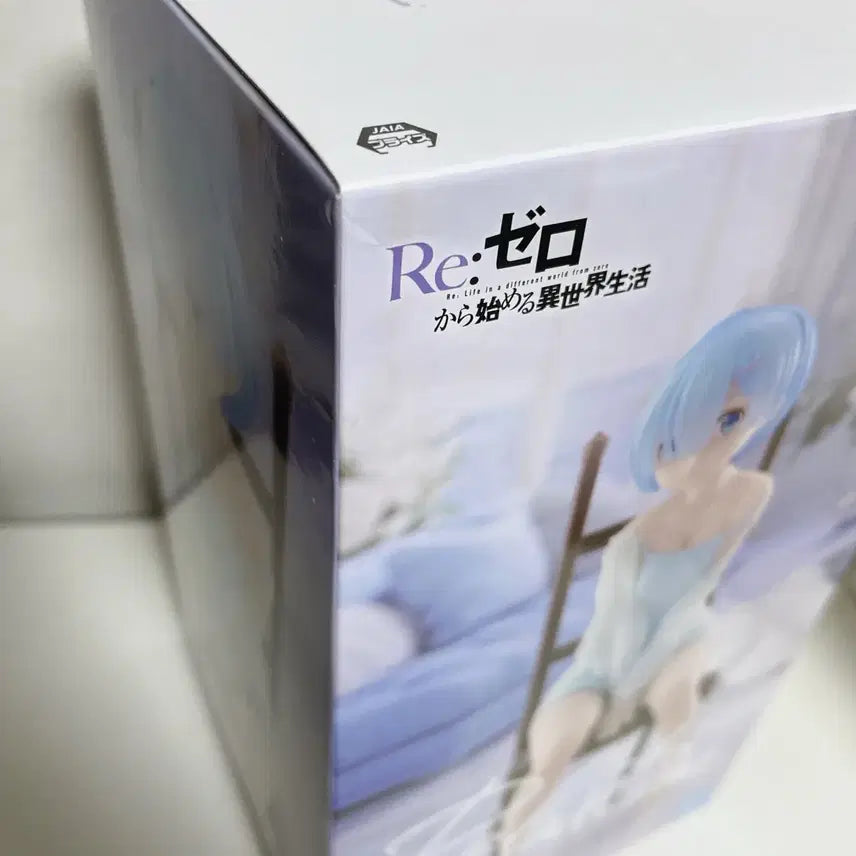 [BUNJANG] Re:Zero Ram Rem Relax Time Figure (Sealed) / 리제로 렘 람 릴렉스타임 피규어 미개봉