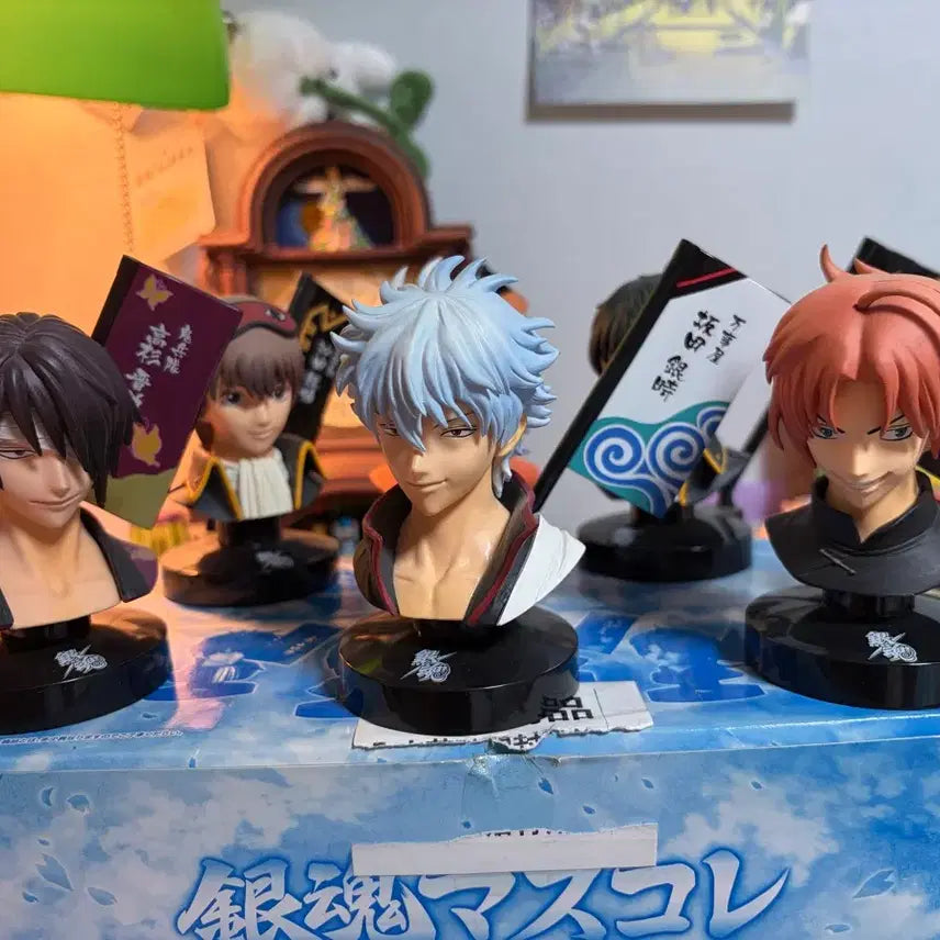 [BUNJANG] Gintama Masukore Bust Figure Set / 은혼 마스코레 흉상 피규어 풀박 개별판매안합니다