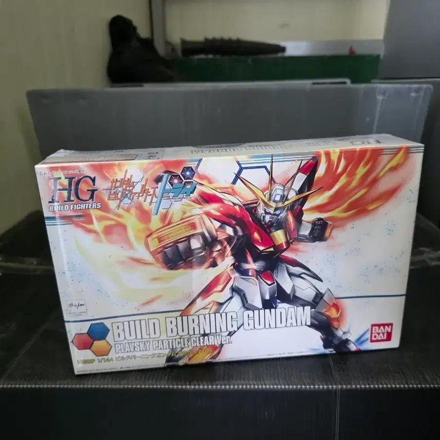 [BUNJANG] HG Build Burning Gundam Expo Limited Plavsky Particle Clear Model Kit / HG 빌드 버닝 건담 엑스포한정 플라프스키 파티클 클리어 미개봉 판매합니다.
