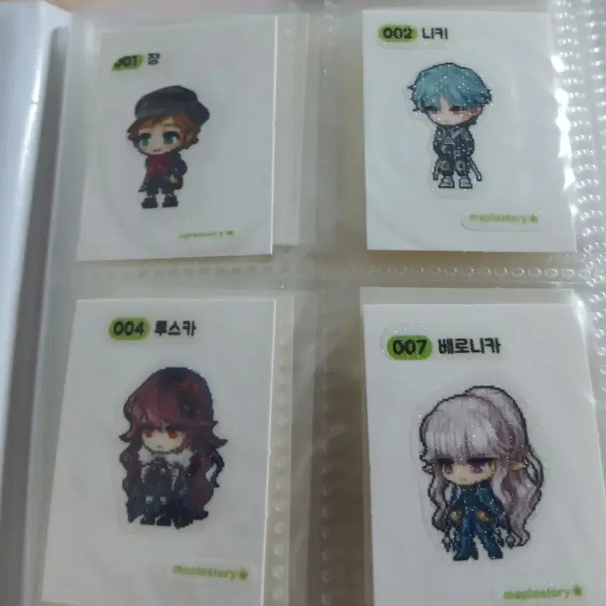 [BUNJANG] MapleStory Sticker Book Set (2nd Edition, 24 Types) / 메이플띠부씰 2탄 24종 주황버섯 띠부씰북 메이플스토리 띠부띠부씰