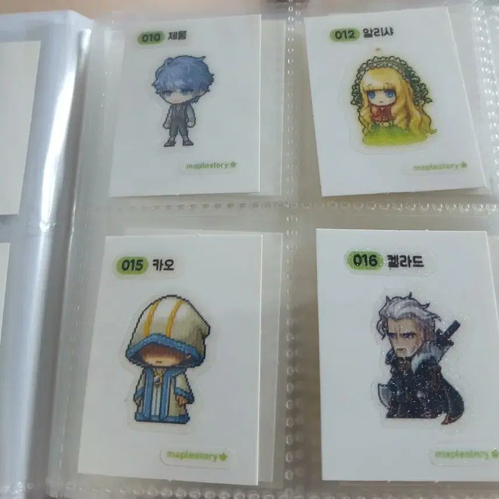 [BUNJANG] MapleStory Sticker Book Set (2nd Edition, 24 Types) / 메이플띠부씰 2탄 24종 주황버섯 띠부씰북 메이플스토리 띠부띠부씰