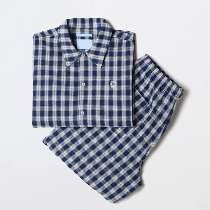 [BUNJANG] Spao 999 Humanity Everyday Check Long Sleeve Pajamas S / 미개봉) 스파오 999휴머니티 에브리데이 체크 긴팔 잠옷 파자마 S