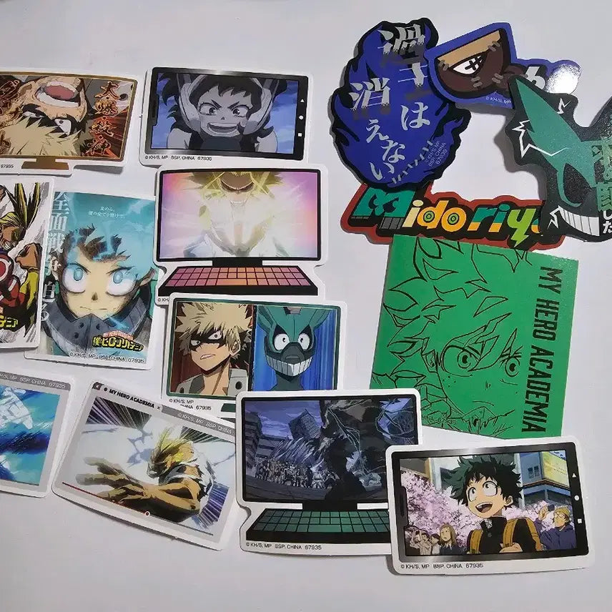 [BUNJANG] My Hero Academia Ichiban Shoji Acrylic Keychain &amp; Sticker Bundle Set / 히로아카 쿠지 하위상 아크릴 키링 스티커 일괄