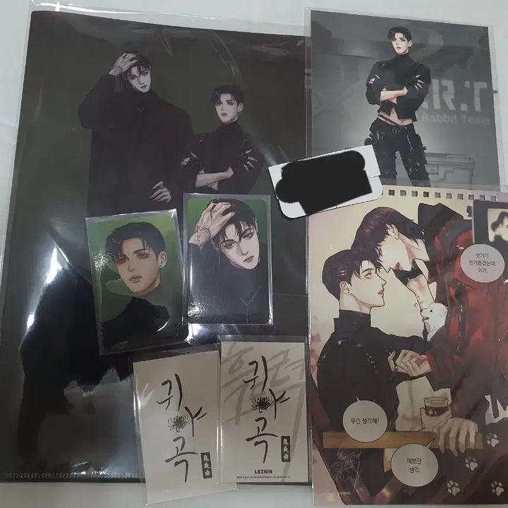[BUNJANG] Black Cat Power Guiyagok Photocard + Clear File + Calendar Split Set Postcard / 흑묘력 귀야곡 포토카드+클리어파일+달력분철 엽서 포카