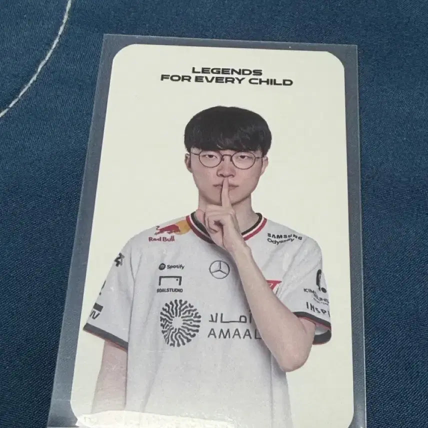 [BUNJANG] T1 Faker UNICEF Photocard / 티원 페이커 유니세프 포카 포토카드