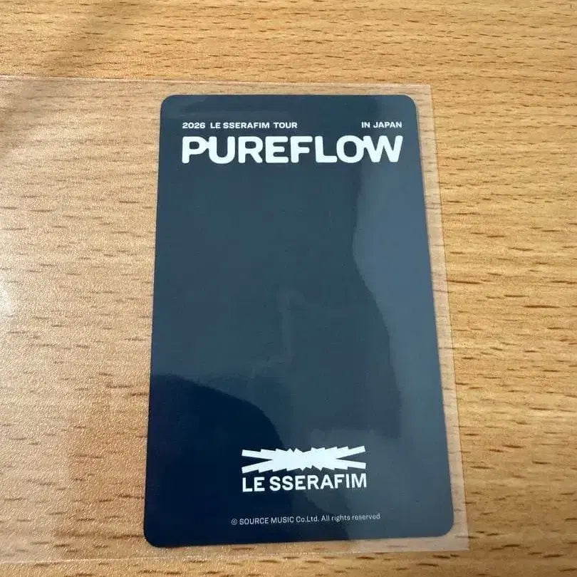 [BUNJANG] LE SSERAFIM FEARLESS Japan Membership POB Photocard / 르세라핌 퓨어플로우 저팬 멤버쉽 특전