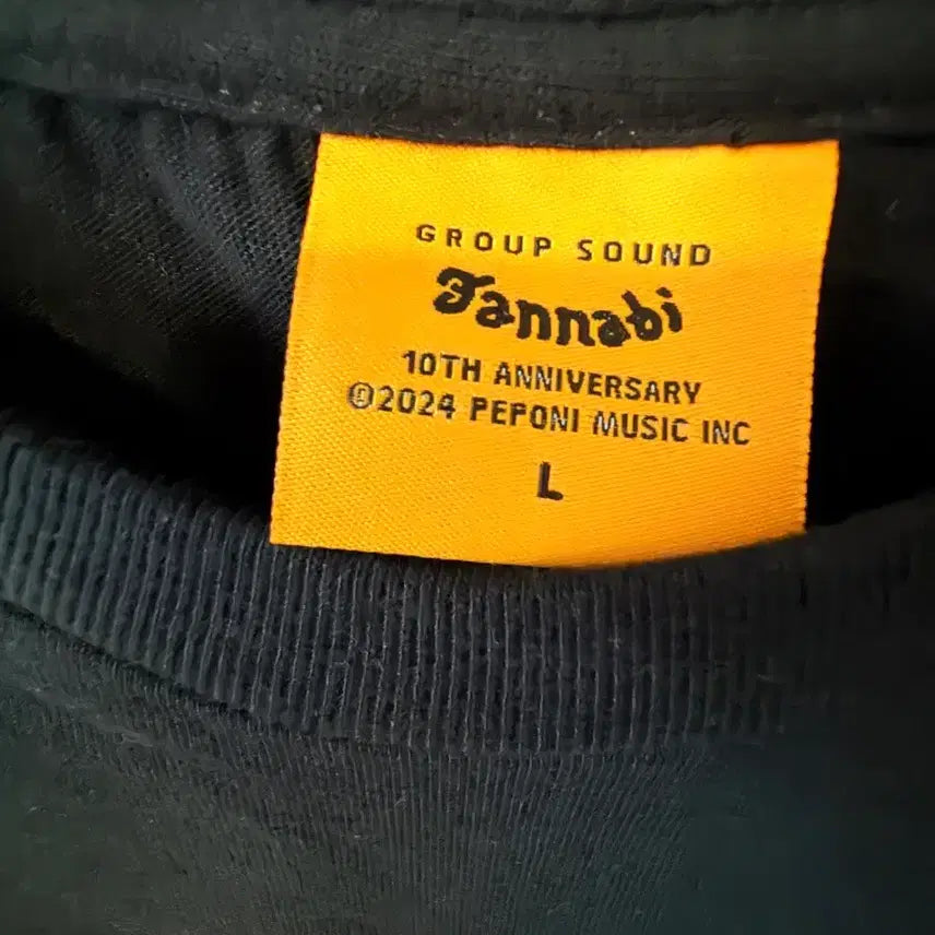 [BUNJANG] Jannabi 10th Anniversary T-Shirt (L) / 잔나비 10주년 기념 티셔츠! (L)