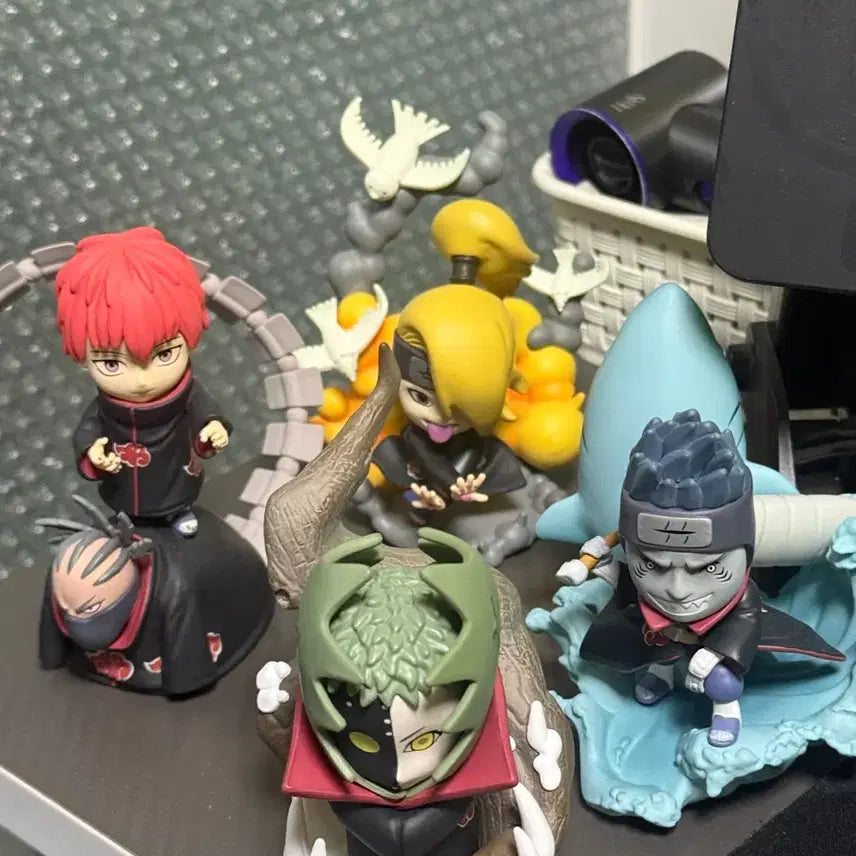 [BUNJANG] Naruto Akatsuki Blind Box Figures Bundle Set (Unsealed) Deidara, Kisame, Sasori, Zetsu / 개봉)일괄 나루토 아카츠키 블라인드 박스 데이다라 키사메 사소리 제츠