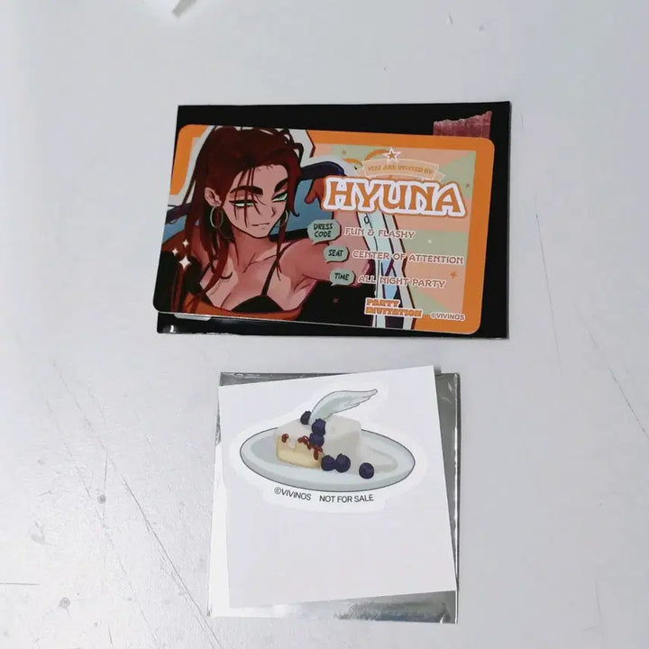 [BUNJANG] A STAGE Luca &amp; Hyuna Acrylic Keyring, Card, and Sticker Bundle / 에이스테 루카,현아 굿즈