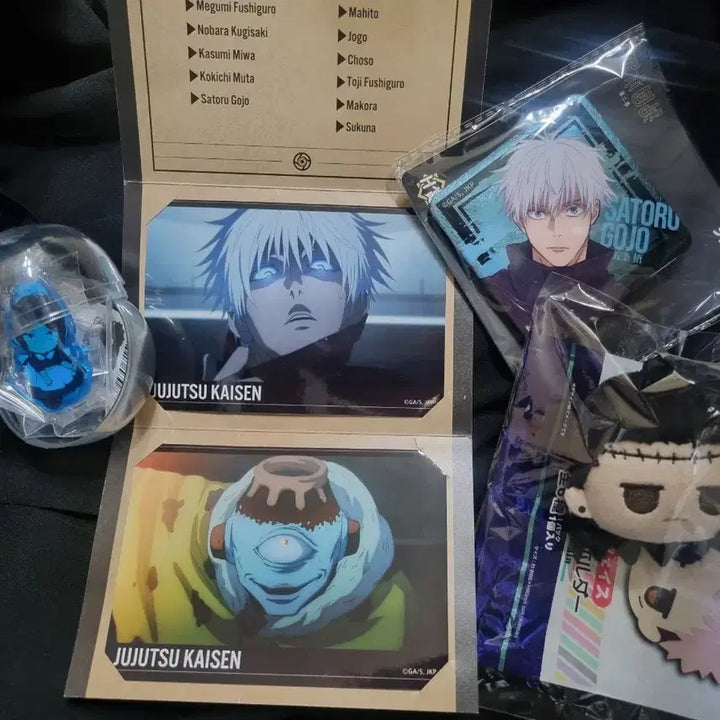 [BUNJANG] Jujutsu Kaisen Bundle Set - Gojo Satoru, Geto Suguru Badges &amp; Plush / 주술회전 굿즈 일괄 판매