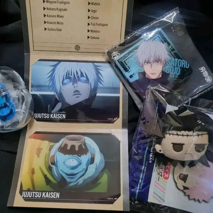 [BUNJANG] Jujutsu Kaisen Bundle Set - Gojo Satoru, Geto Suguru Badges &amp; Plush / 주술회전 굿즈 일괄 판매