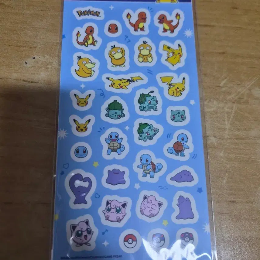 [BUNJANG] IBK Corporate Bank Pokemon Limited Edition Stickers / IBK기업은행 포켓몬 체크한정 스티커