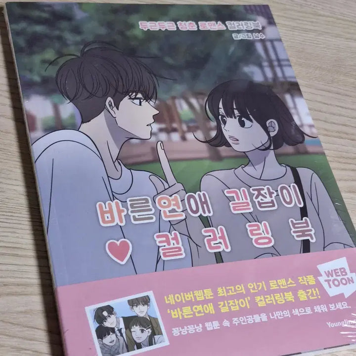 [BUNJANG] Barun Yeon-ae Giljabi Coloring Book Postcard Set (Sealed) / 바연길 바른연애길잡이 컬러링북 엽서 미개봉