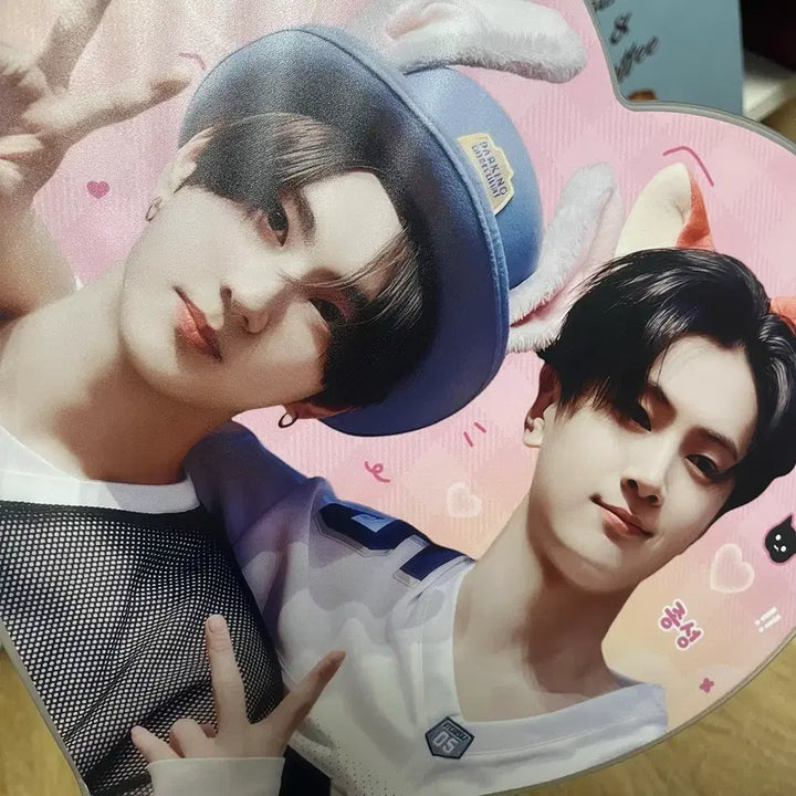 [BUNJANG] Enhypen Ni-ki Heeseung Jay Jungwon "Nyaongz" Uchiwa Fan / 엔하이픈 야옹즈 제이 정원 우치와 판매