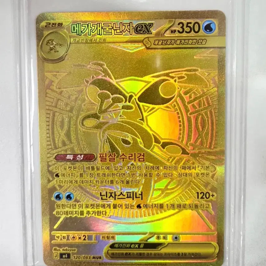 [BUNJANG] Mega Greninja EX Gold Card / 메가 개굴닌자 Mur
