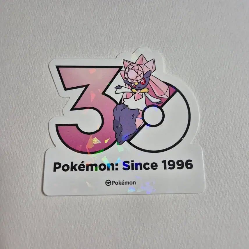 [BUNJANG] Pokemon 30th Anniversary Diancie Sticker + Random Stickers / 포켓몬 30주년 스티커 디안시 +a 판매
