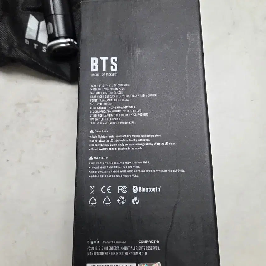[BUNJANG] BTS Official Lightstick Army Bomb Ver.3 / 방탄 BTS 공식 응원봉 아미밤 Ver.3