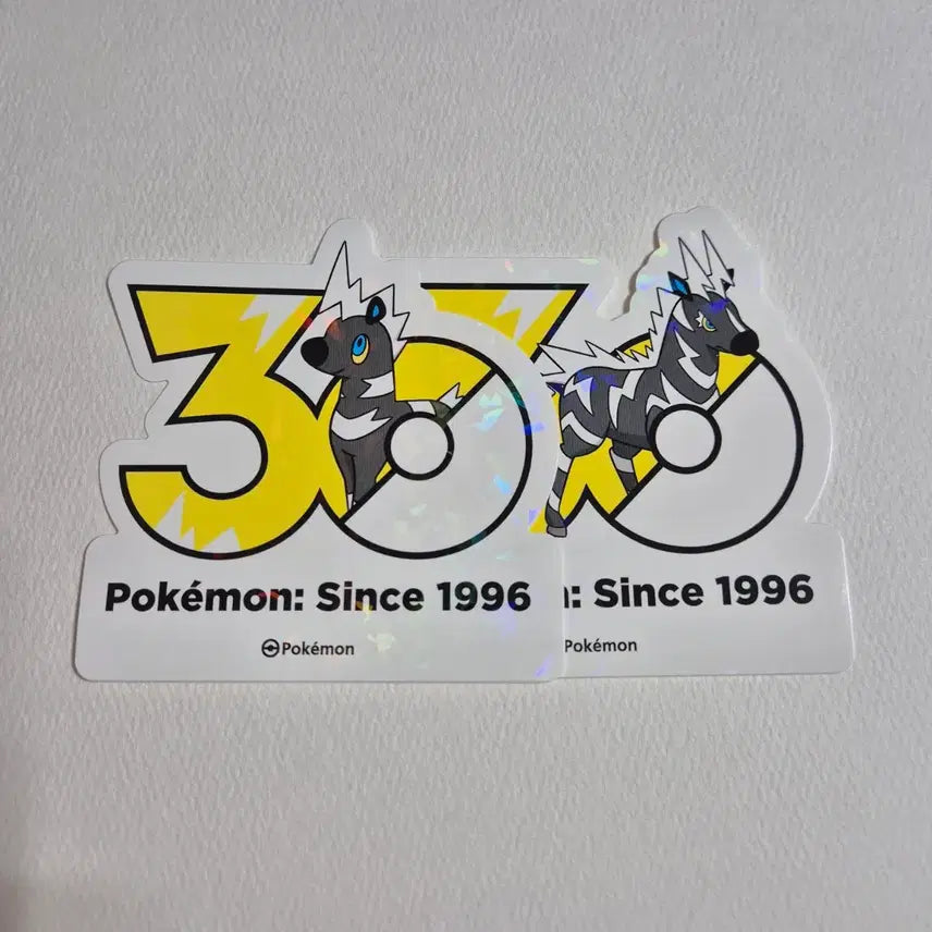[BUNJANG] Pokemon 30th Anniversary Stickers: ZUMAMU + ZEBRIKA + 2 Random Stickers / 포켓몬 30주년 스티커 줄뮤마 제브라이카 +a 판매