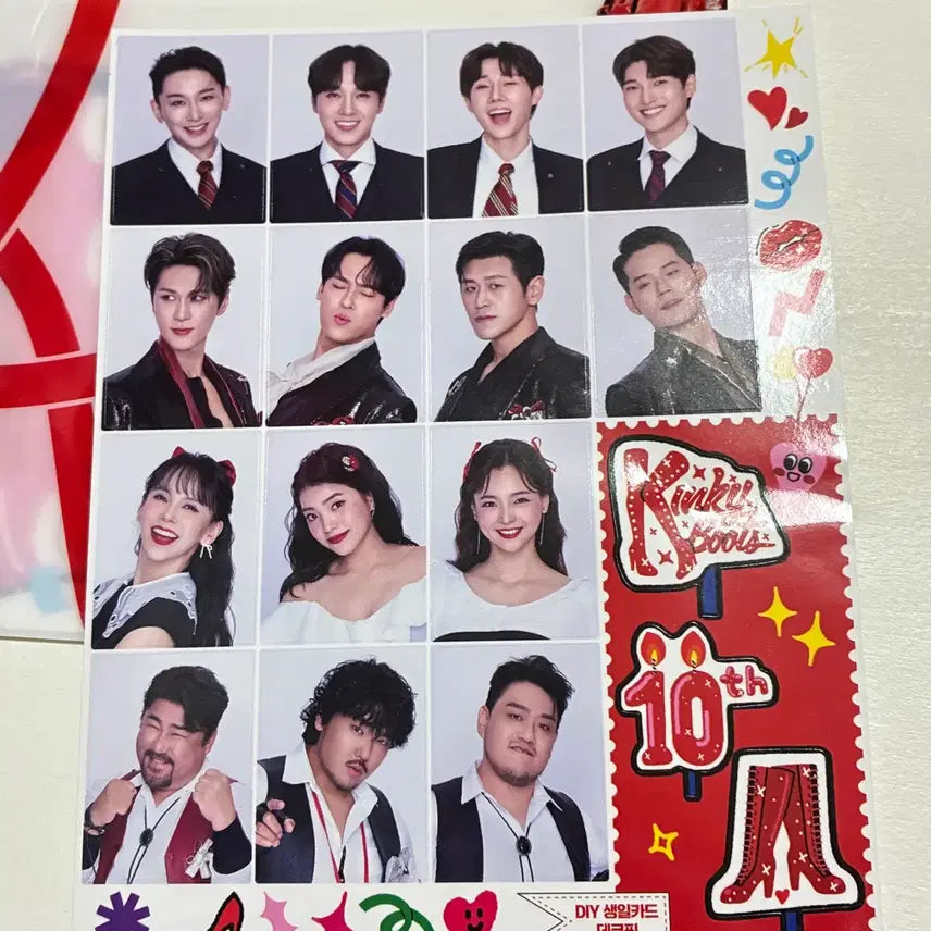 [BUNJANG] Kinky Boots 10th Anniversary Pop-up Cafe Mini File Set / 킹키부츠 24 팝업 생카 10주년 파일