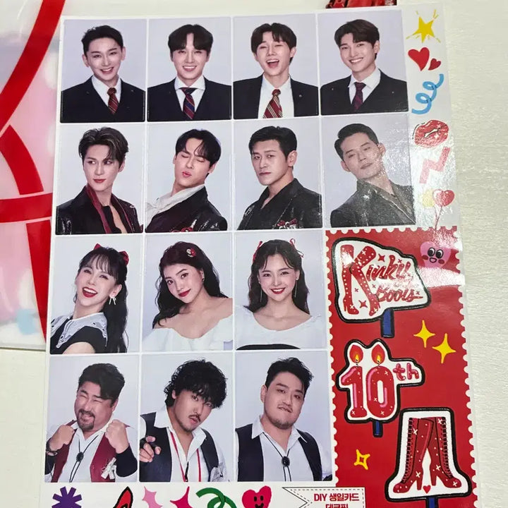 [BUNJANG] Kinky Boots 10th Anniversary Pop-up Cafe Mini File Set / 킹키부츠 24 팝업 생카 10주년 파일