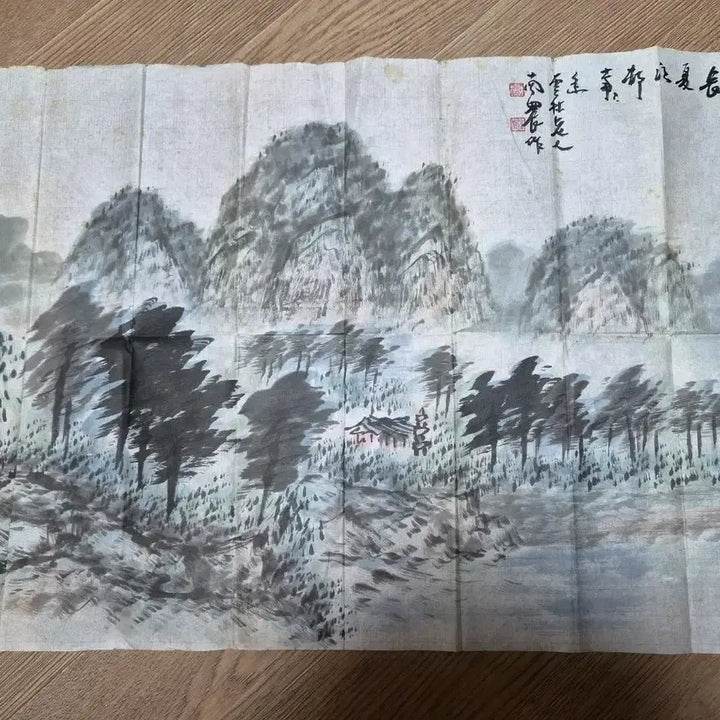 [BUNJANG] NamNong Heo Geon Masterpiece Landscape Painting / 남농 허건 화백  작품