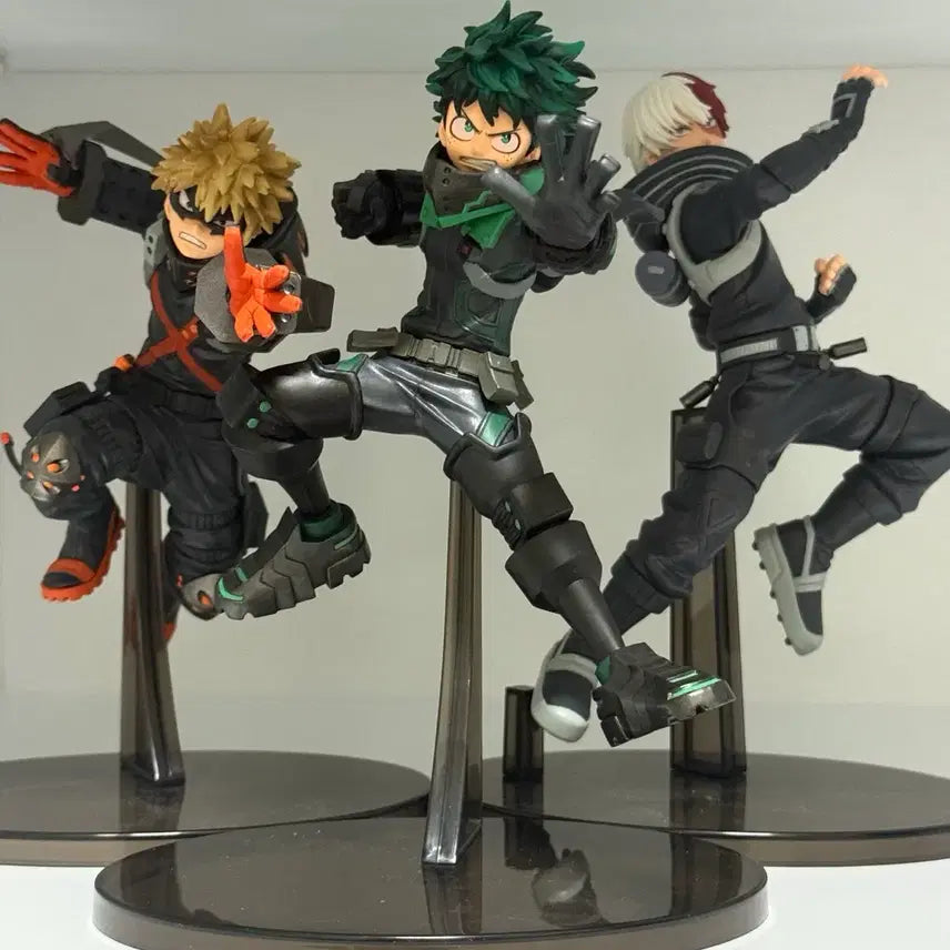 [BUNJANG] My Hero Academia Amazing Heroes Izuku Midoriya, Katsuki Bakugo, Shoto Todoroki Bundle Set / 일괄 히로아카 월히미 미도리야 바쿠고 쇼토 어메이징 히어로즈 피규어