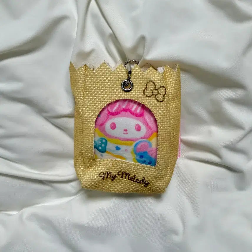 [BUNJANG] Sanrio American Diner Takeout Mascot Gachapon My Melody Plush Charm / 산리오 아메리칸 다이너 테이크아웃 마스코트 가챠 마이멜로디 인형 키링