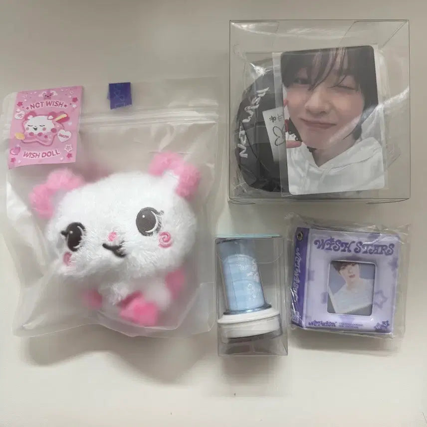 [BUNJANG] NCT WISH Sakuya Wish Doll Beret Keyring (Unsealed) / NCT WISH 사쿠야 팡이 오리지널 위시돌 베레모 키링 미개봉 일괄