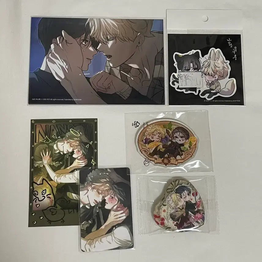 [BUNJANG] Salon de Bon Roman Apocalypse Photo Print Sticker Deco Pack Can Badge Magnet Set / 살롱드르봉 낭만묵시록 인화사진 스티커 데코팩 캔뱃지 마그넷