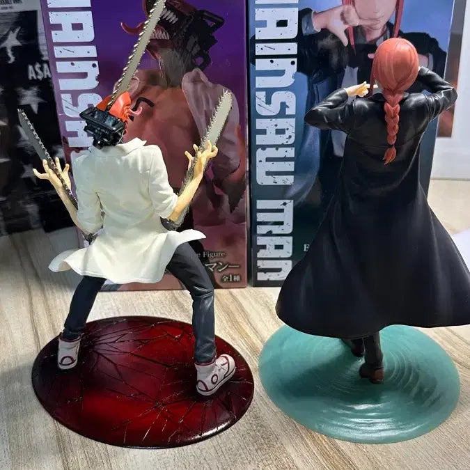 [BUNJANG] Chainsaw Man FURYU Exceed Creative Makima Denji Figure Bundle Set / 체인소맨 후류 exceed creative 마키마 덴지 피규어 일괄