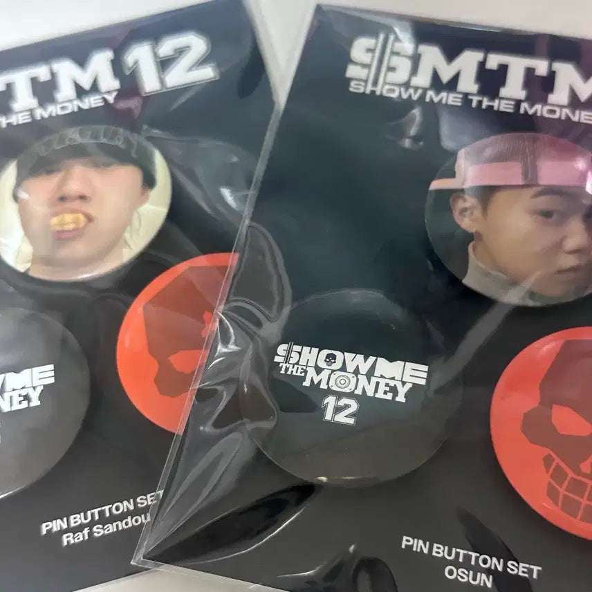 [BUNJANG] Show Me The Money 12 Official Pop-up OSEAN Pin Button Badge / 쇼미더머니 12 팝업 라프산두 오선 핀버튼 뱃지 캔뱃지