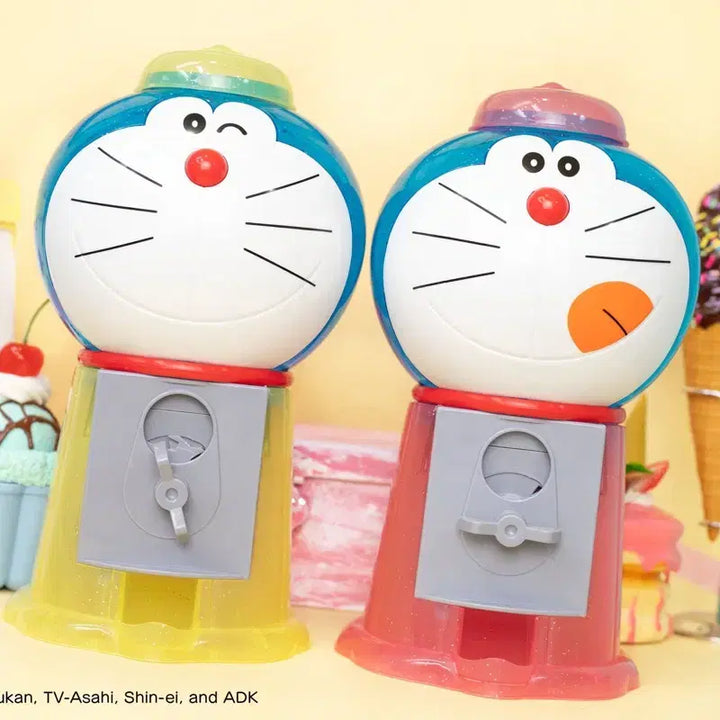 [BUNJANG] Doraemon Sparkling Gacha Machine Capsule Toy (Pink/Yellow) / 도라에몽 반짝반짝 가챠 머신 캡슐 뽑기 장난감 (핑크/옐로 택1)