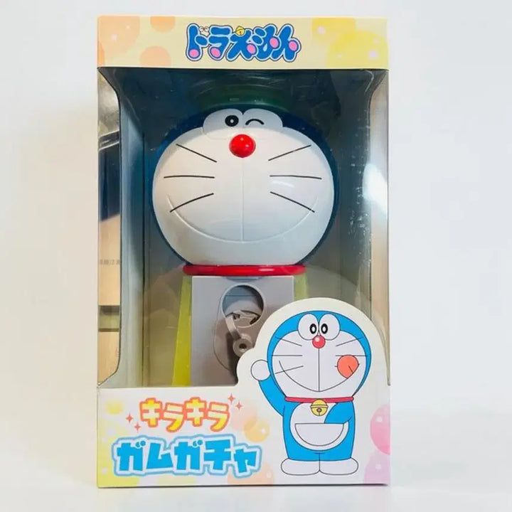 [BUNJANG] Doraemon Sparkling Gacha Machine Capsule Toy (Pink/Yellow) / 도라에몽 반짝반짝 가챠 머신 캡슐 뽑기 장난감 (핑크/옐로 택1)