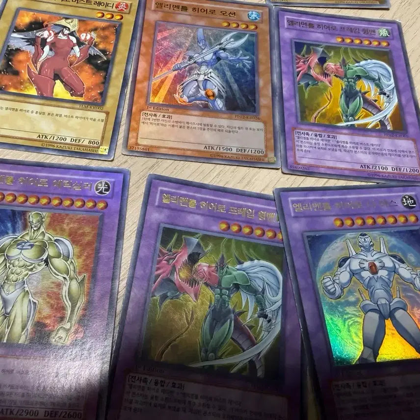 [BUNJANG] Yu-Gi-Oh! Elemental HERO Card Bundle Set / 유희왕 엘리멘틀 히어로 카드 일괄판매
