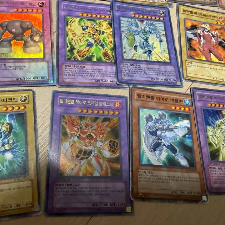 [BUNJANG] Yu-Gi-Oh! Elemental HERO Card Bundle Set / 유희왕 엘리멘틀 히어로 카드 일괄판매