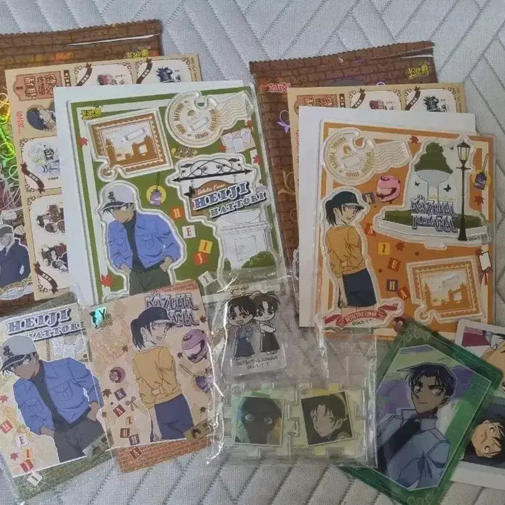 [BUNJANG] Detective Conan Heiji &amp; Kazuha Goods Bundle Set / 명탐정 코난 헤이지 카즈하 헤카 굿즈 일괄 세트 판매 카유 아크릴