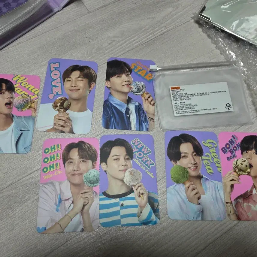 [BUNJANG] BTS Baskin Robbins Photocard Set / 방탄소년단 BTS 베스킨라벤스 포카