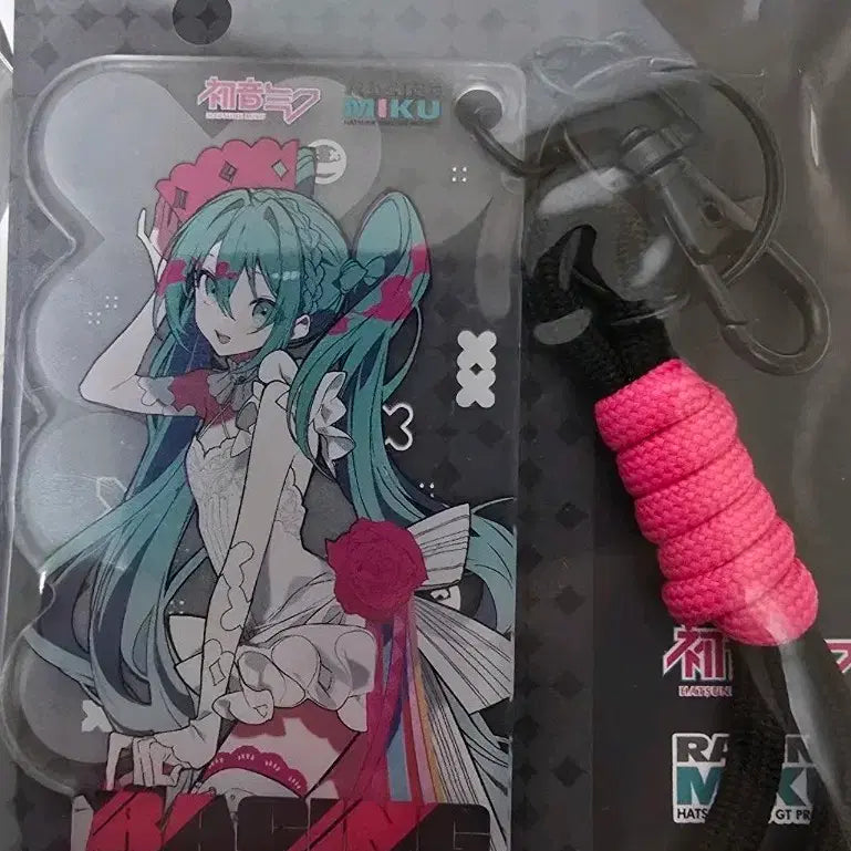 [BUNJANG] Racing Miku 2025 15th Rhapsody Keyring Hatsune Miku Acrylic Charm / 레이싱미쿠 2025 15th 랩소디 키링 하츠네 미쿠 아크릴