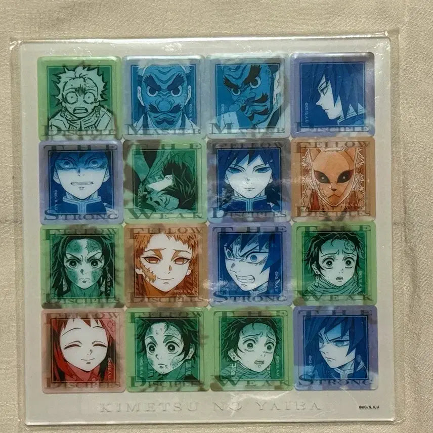[BUNJANG] Demon Slayer Giyu Tanjiro Acrylic Sticker Set / 귀멸의칼날 기유 탄지로 아크릴 스티커
