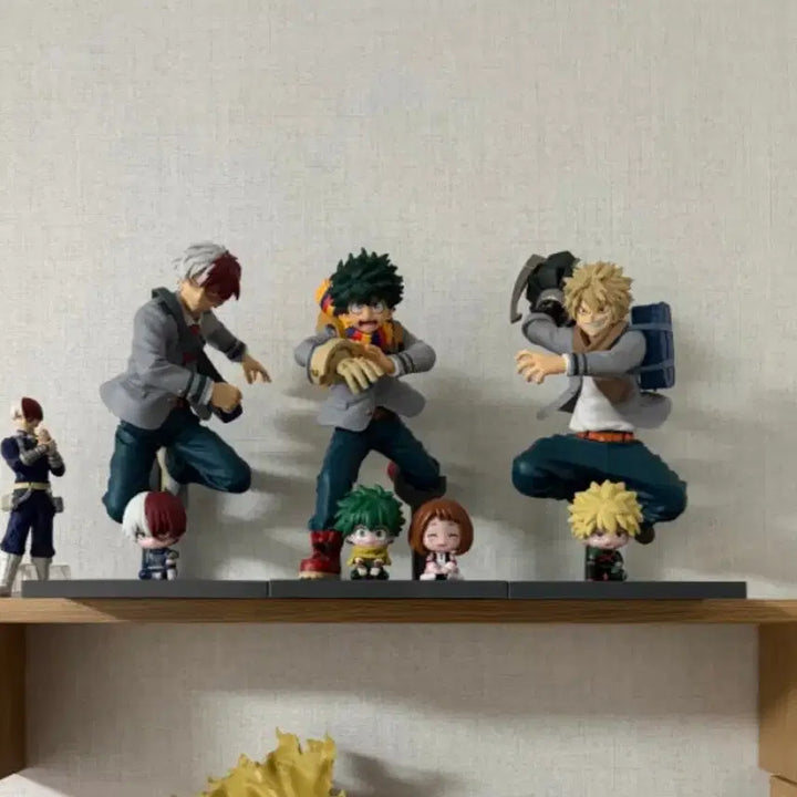 [BUNJANG] My Hero Academia Bravegraph "Shindou-cho" Bundle Set (Midoriya, Bakugo, Todoroki) Figures / 나의 히어로 아카데미아 bravegraph 피규어 신호등조 일괄