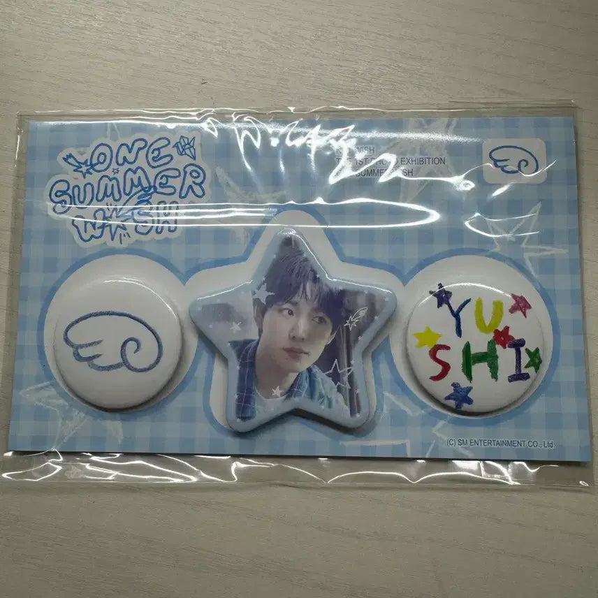 [BUNJANG] NCT WISH Yushi Summer Exhibition Pin Button / 엔시티위시 여름 전시회 유우시 핀버튼 양도