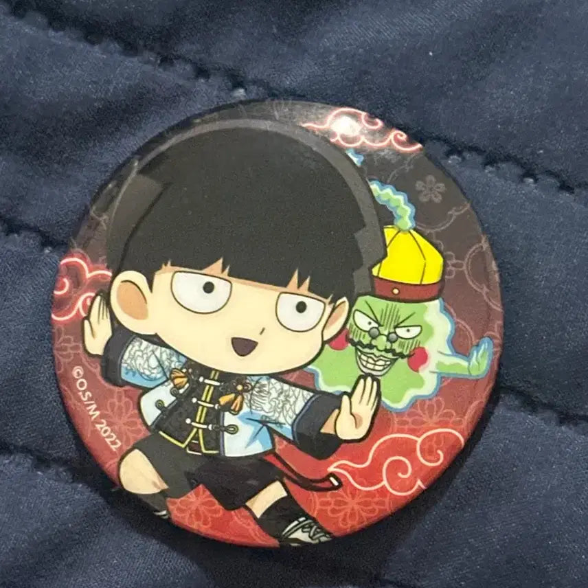 [BUNJANG] Mob Psycho 100 Mob Can Badge (Minor Scratches) / 모브사이코100 모브 캔뱃지 (미세 잔기스 있음)