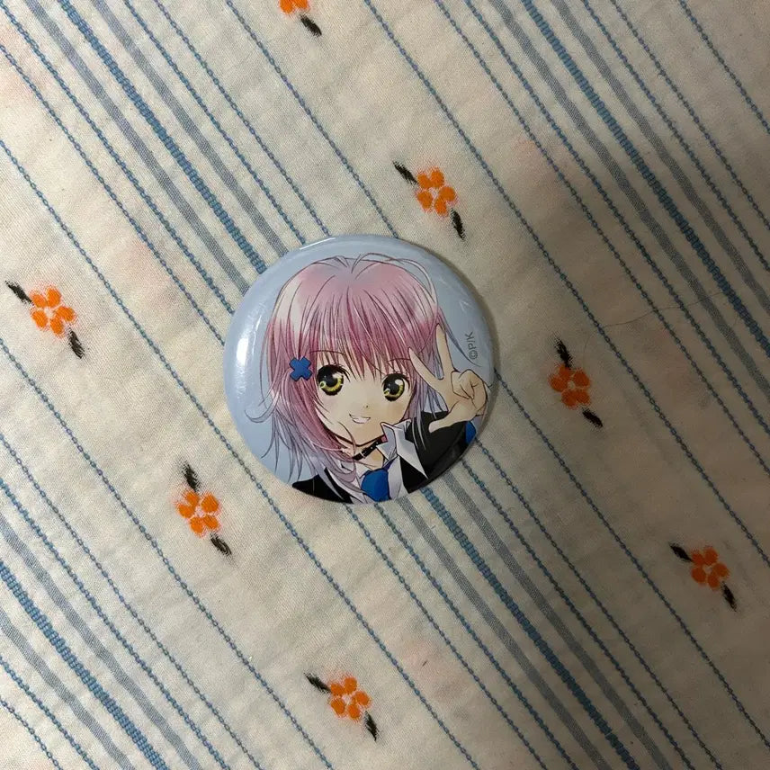 [BUNJANG] Shugo Chara Hinamori Amu Original Art Can Badge / 캐릭캐릭체인지 캐캐체 히나모리 아무 캔뱃지 (원화 / 교환