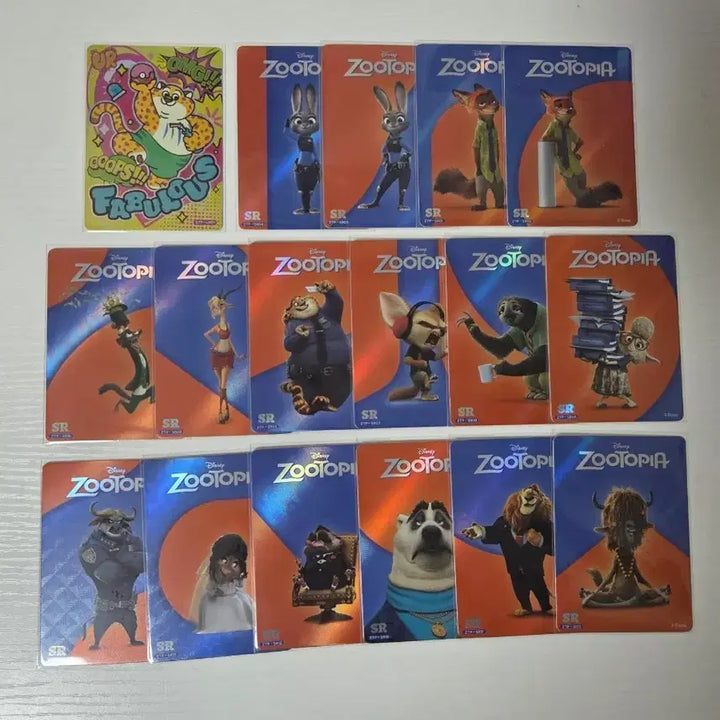 [BUNJANG] Zootopia Collection Cards Bundle Set / 카유 주토피아 컬렉션 카드 일괄판매