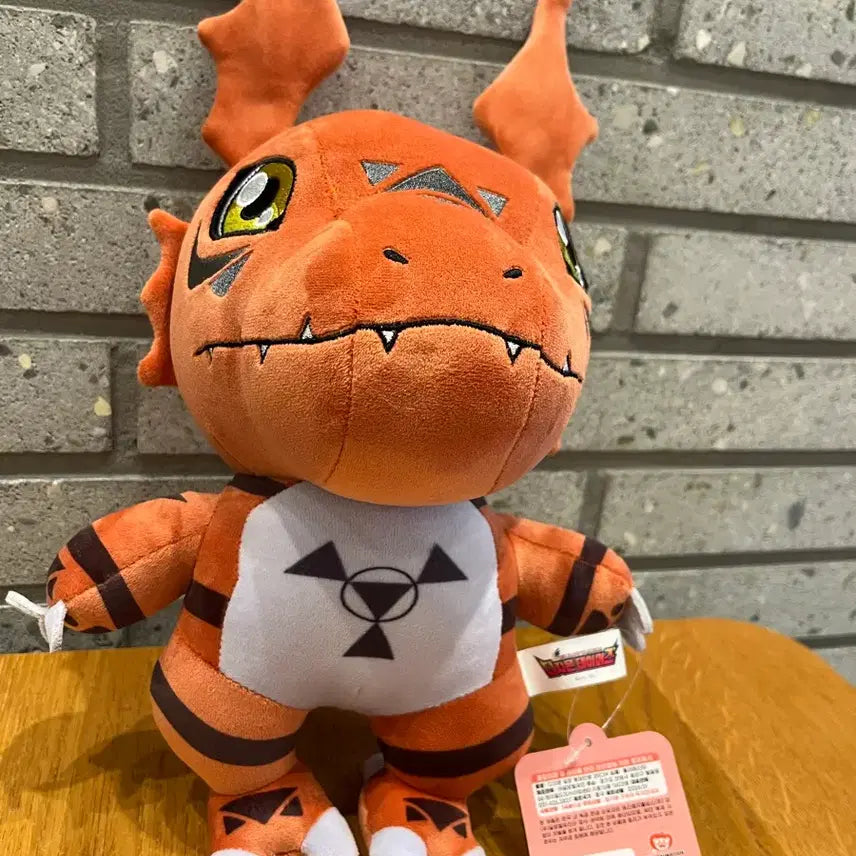 [BUNJANG] Digimon Guilmon Medium Plush Doll, 25cm / (특가) 디지몬 길몬 중형인형,25cm