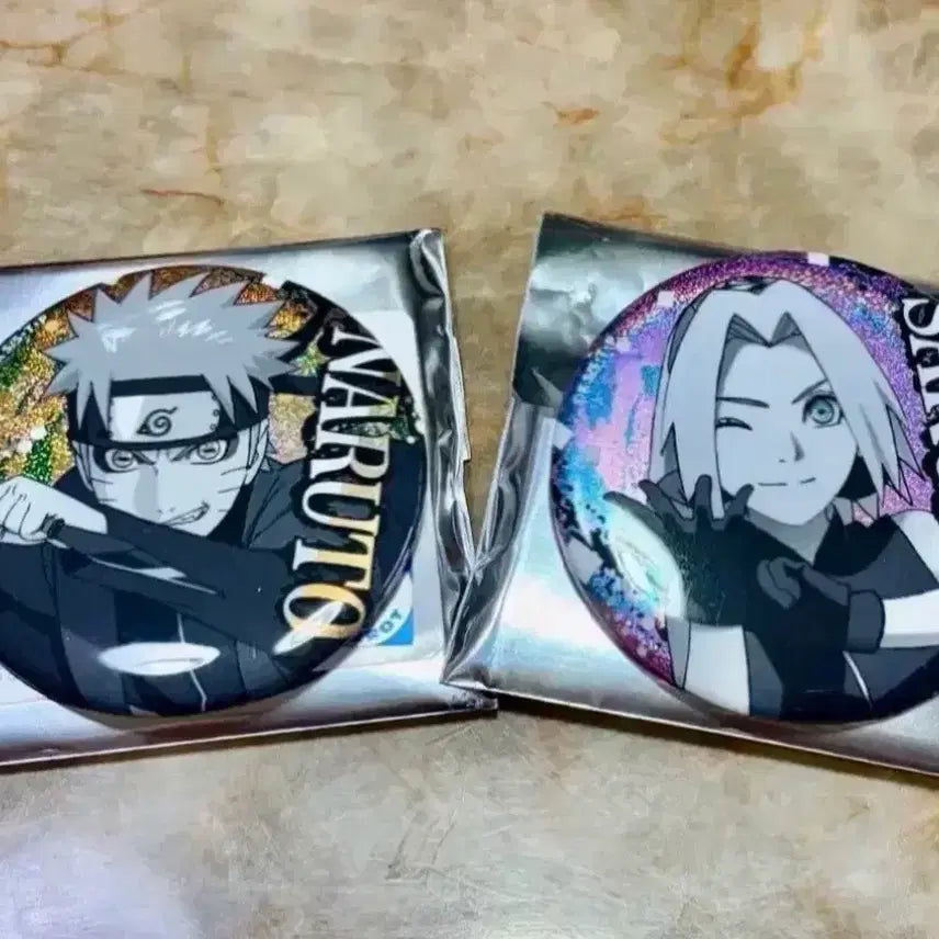 [BUNJANG] Naruto Sakura "Can Badge" Bundle Set / 새상품 일괄) 나루토 ) 나루토 사쿠라 뱃지 캔뱃지