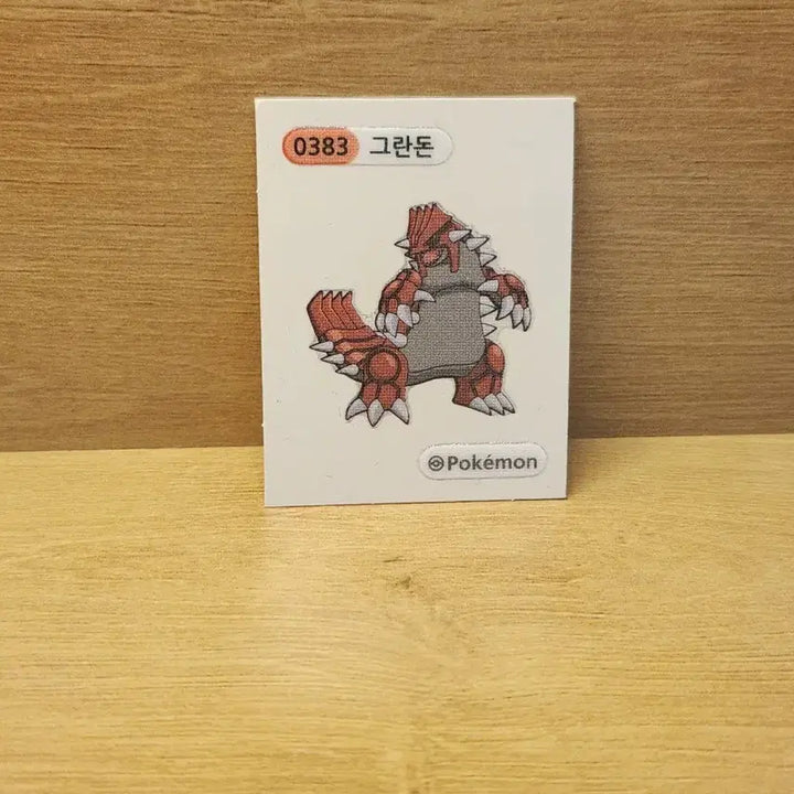 [BUNJANG] Pokemon Grand Pokemon TCG Sticker / [포켓몬스터] 포켓몬 띠부씰 그란돈