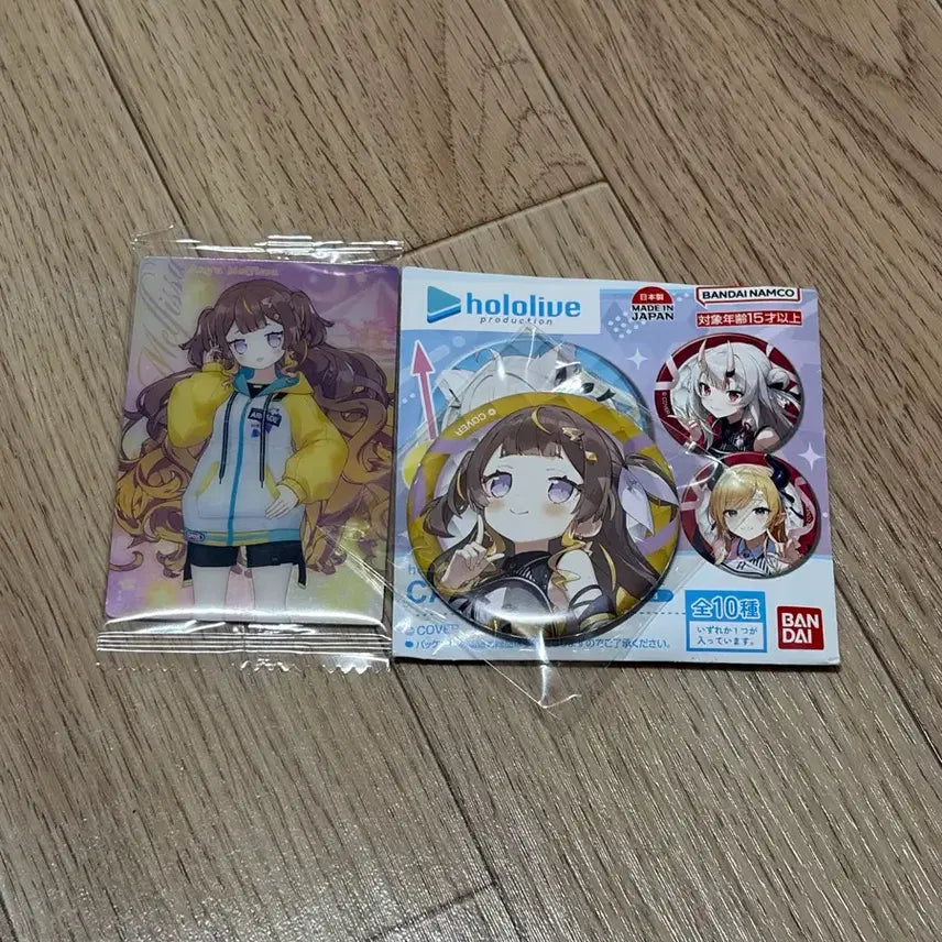 [BUNJANG] Hololive Anya Meltyzard Can Badge Wafer Card / 홀로라이브 아냐 멜핏사 캔뱃지 웨하스 포토카드
