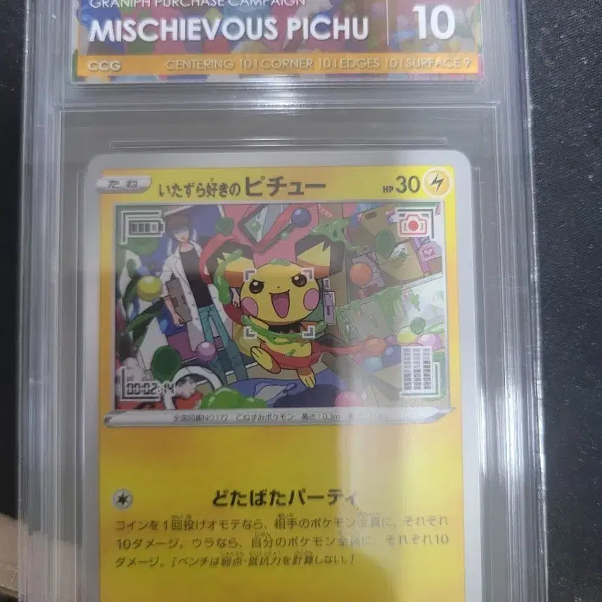 [BUNJANG] Pokemon Pichu Card / 포켓몬스터 장난 꾸러기 피츄 CCG10 판매합니다